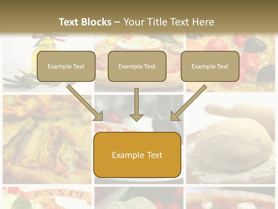 Close Closeup Ristorante PowerPoint Template