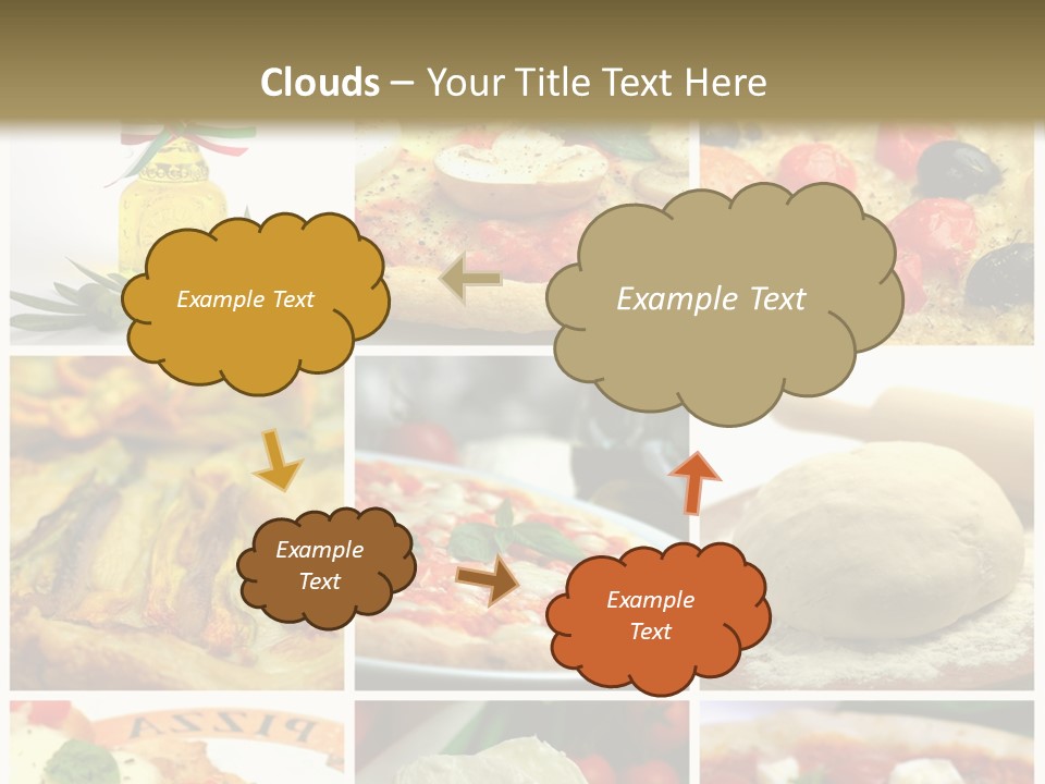 Close Closeup Ristorante PowerPoint Template