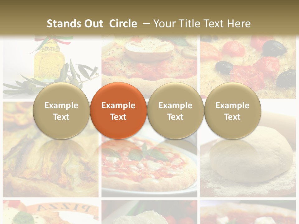 Close Closeup Ristorante PowerPoint Template