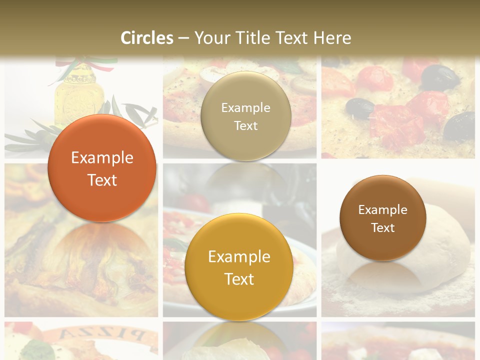 Close Closeup Ristorante PowerPoint Template