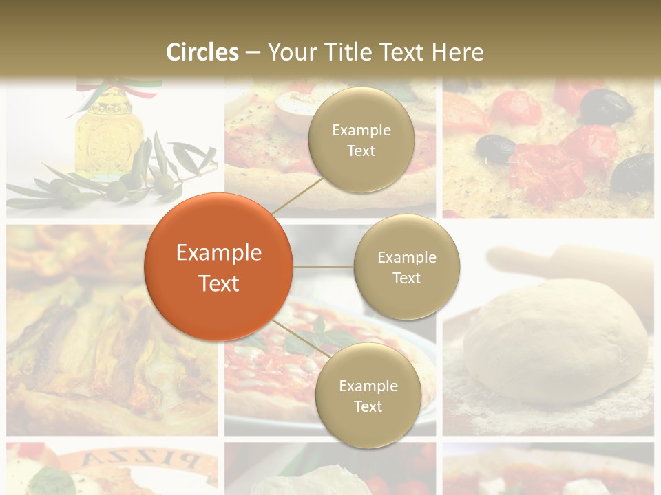 Close Closeup Ristorante PowerPoint Template