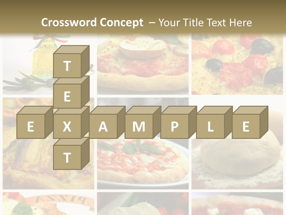 Close Closeup Ristorante PowerPoint Template