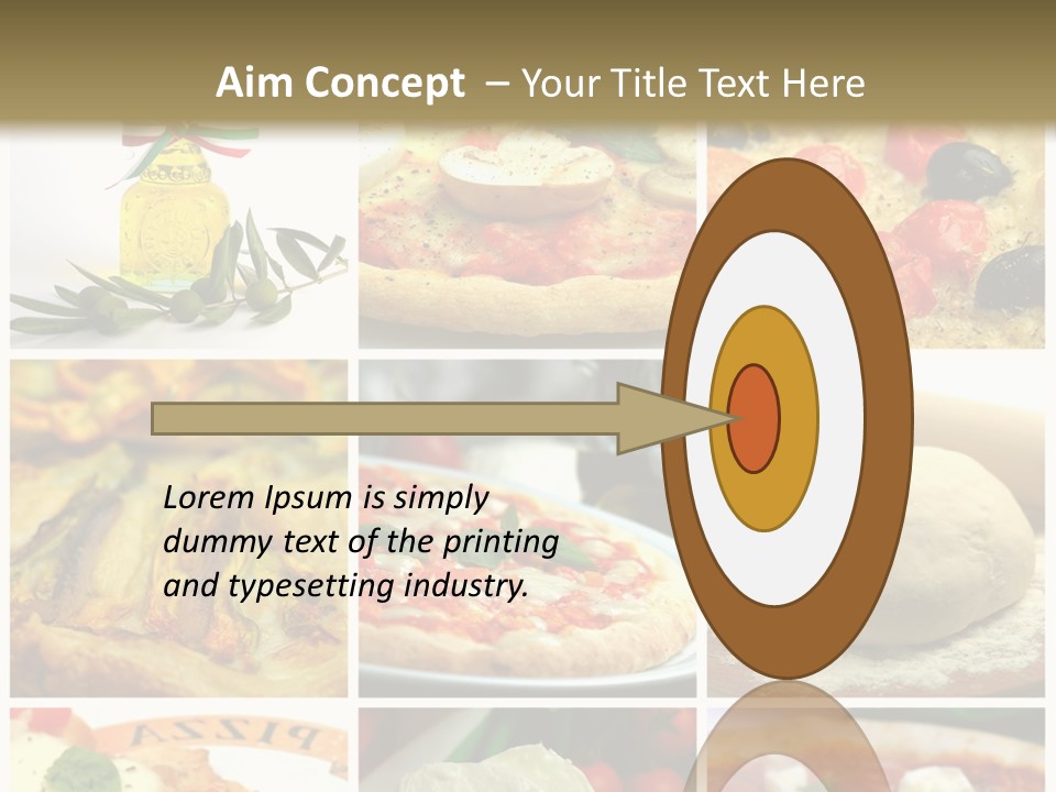 Close Closeup Ristorante PowerPoint Template