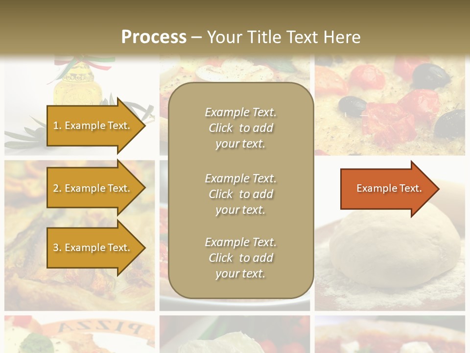 Close Closeup Ristorante PowerPoint Template