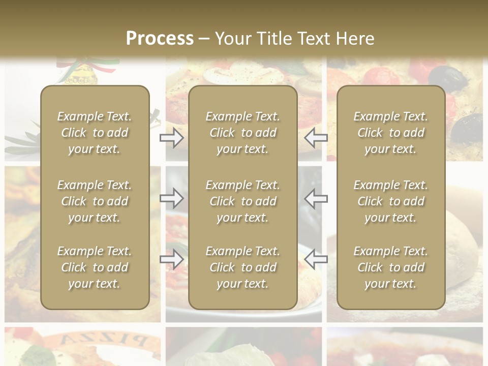 Close Closeup Ristorante PowerPoint Template