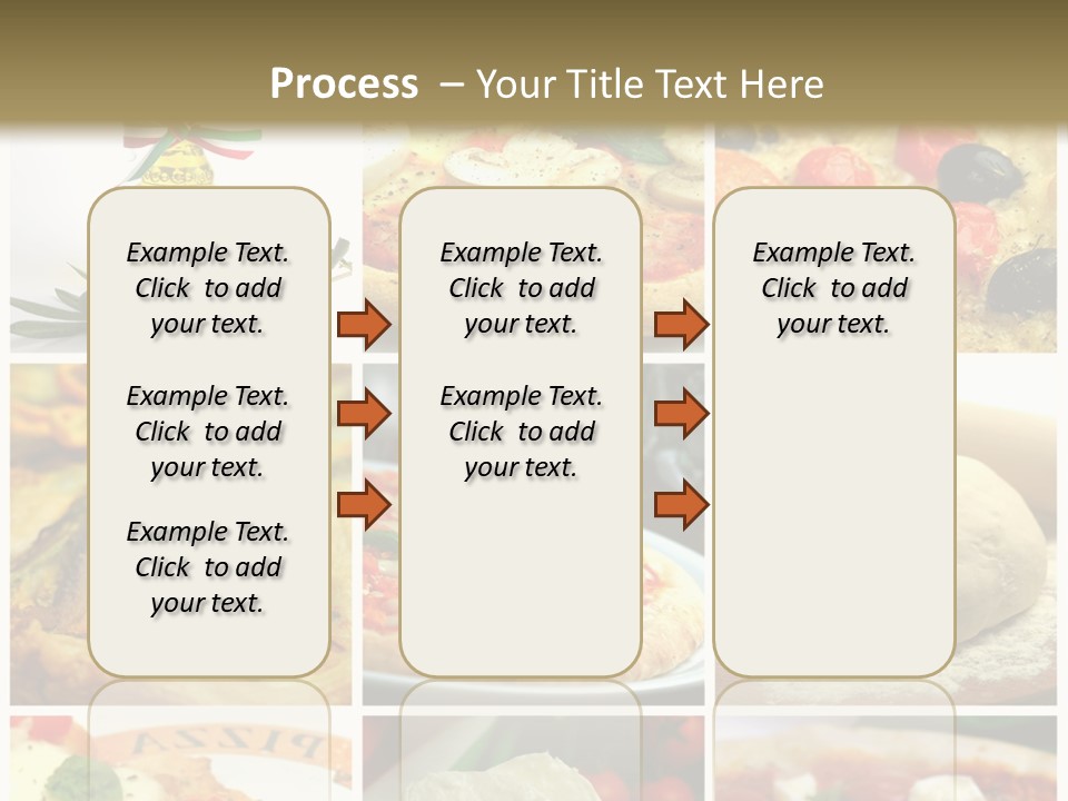 Close Closeup Ristorante PowerPoint Template