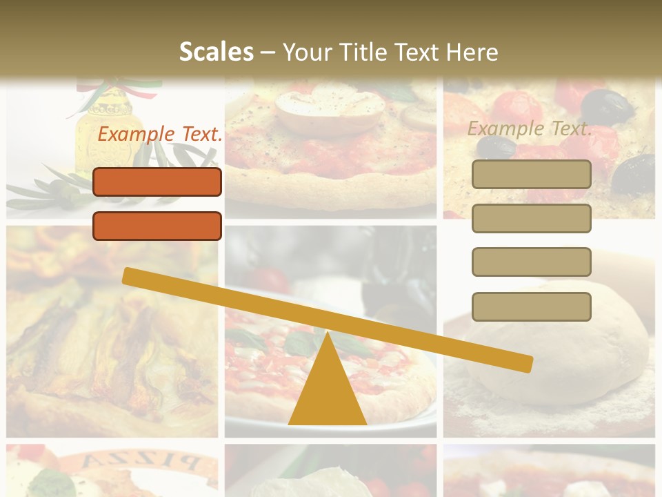Close Closeup Ristorante PowerPoint Template