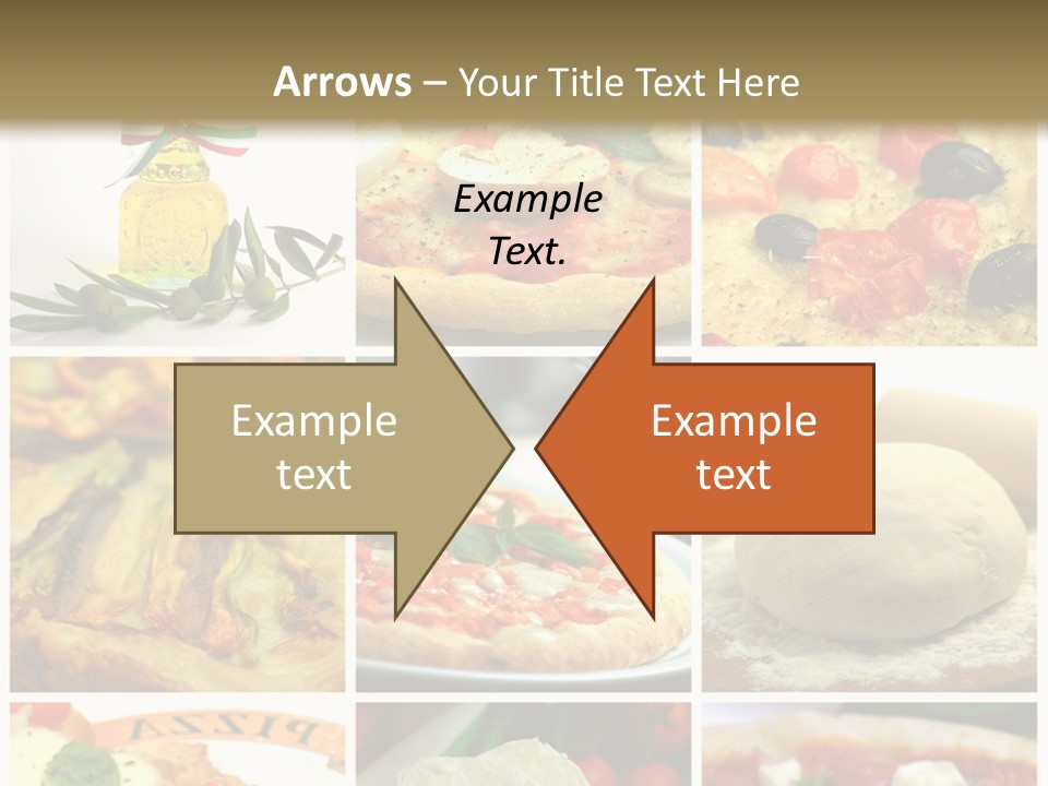Close Closeup Ristorante PowerPoint Template