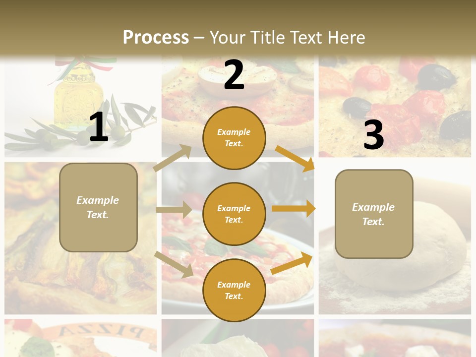 Close Closeup Ristorante PowerPoint Template