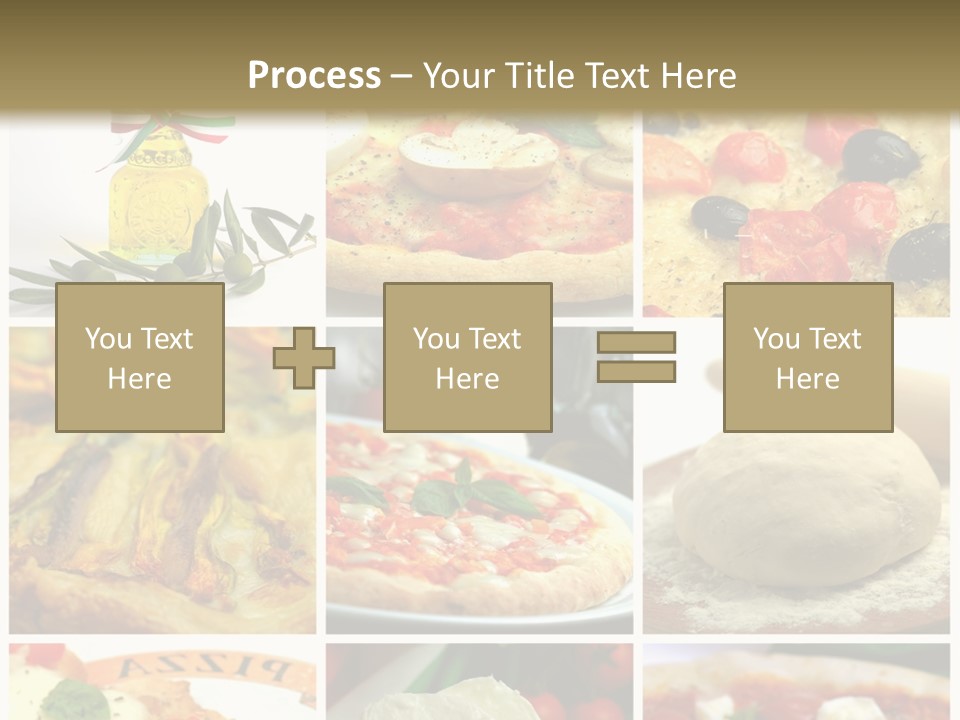 Close Closeup Ristorante PowerPoint Template