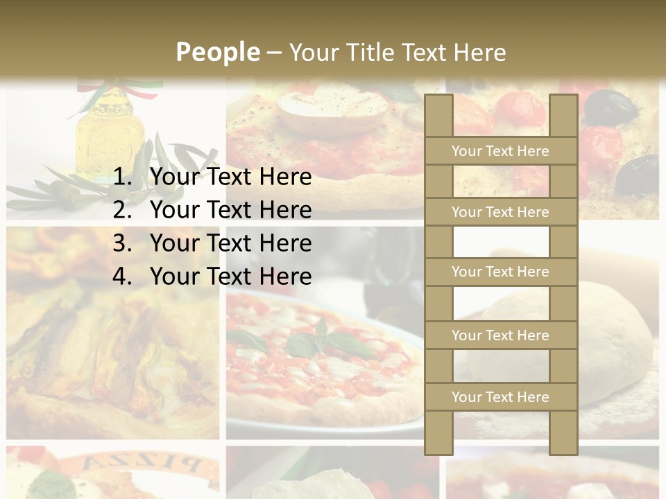 Close Closeup Ristorante PowerPoint Template