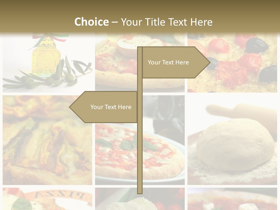 Close Closeup Ristorante PowerPoint Template
