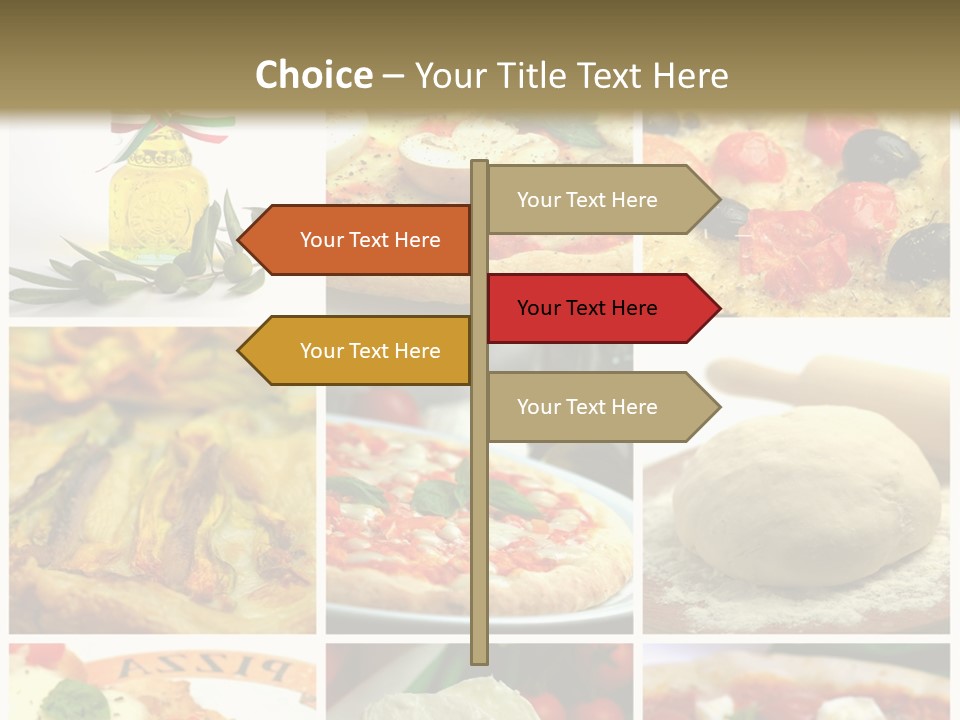 Close Closeup Ristorante PowerPoint Template