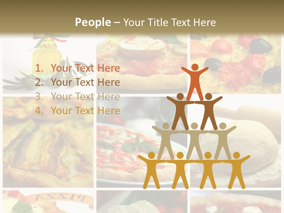 Close Closeup Ristorante PowerPoint Template