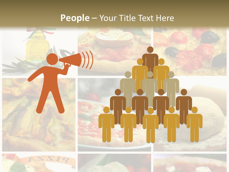 Close Closeup Ristorante PowerPoint Template