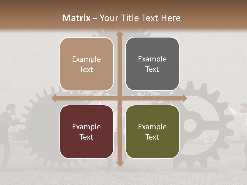 Occupation Solution Motor PowerPoint Template