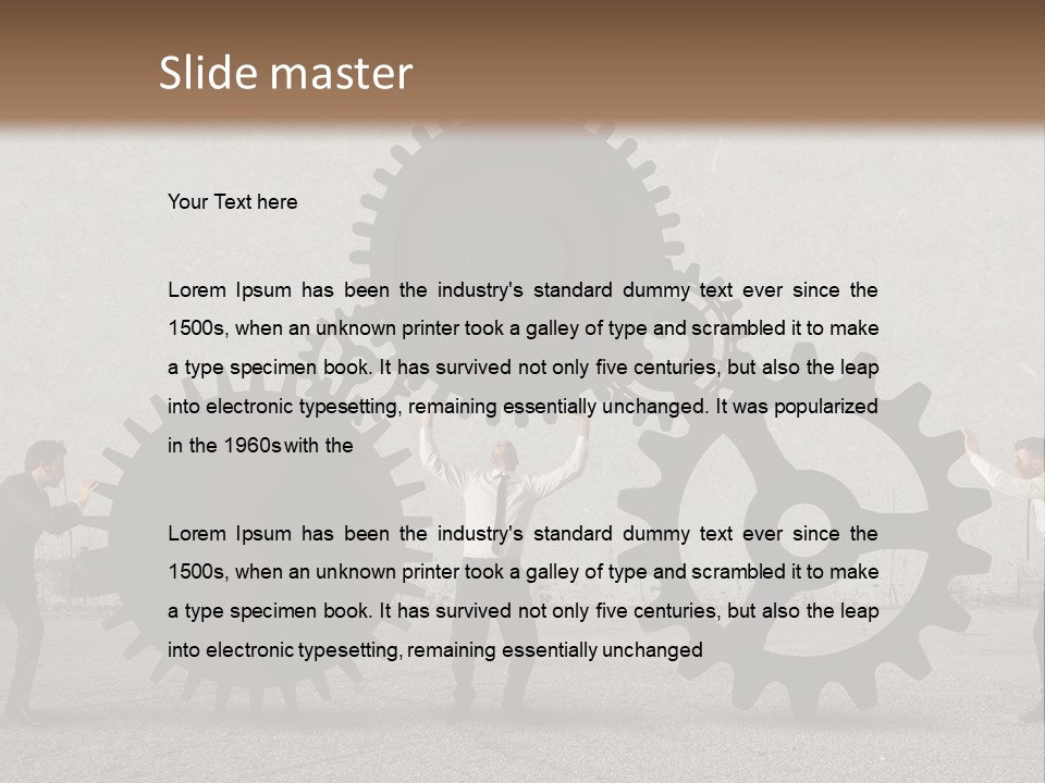Occupation Solution Motor PowerPoint Template