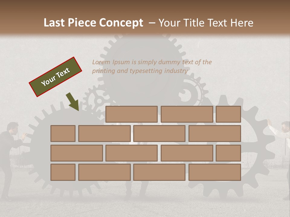 Occupation Solution Motor PowerPoint Template