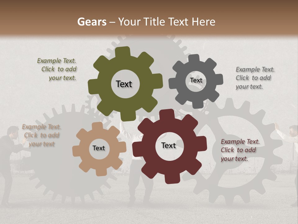 Occupation Solution Motor PowerPoint Template