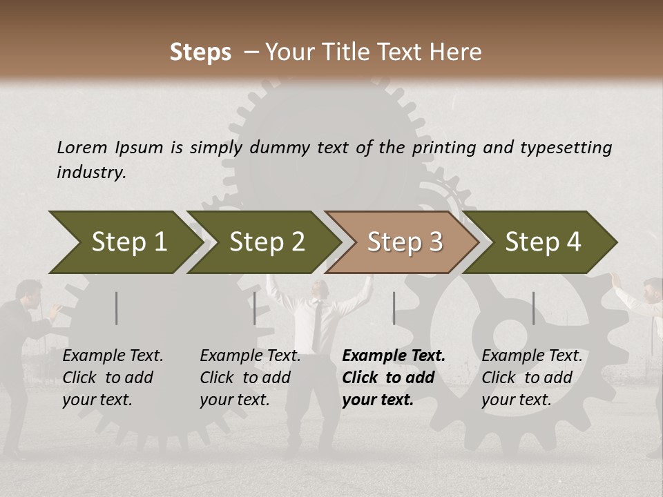 Occupation Solution Motor PowerPoint Template