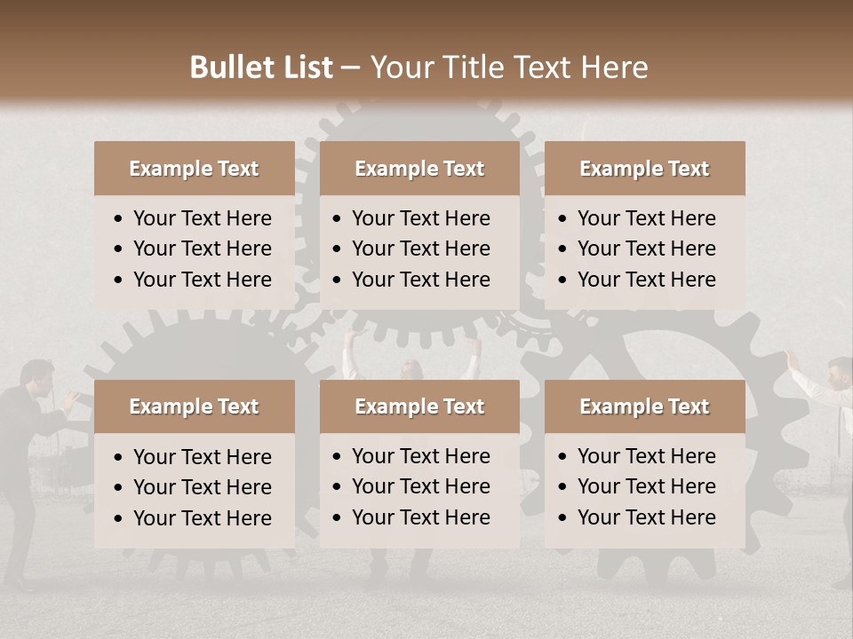 Occupation Solution Motor PowerPoint Template