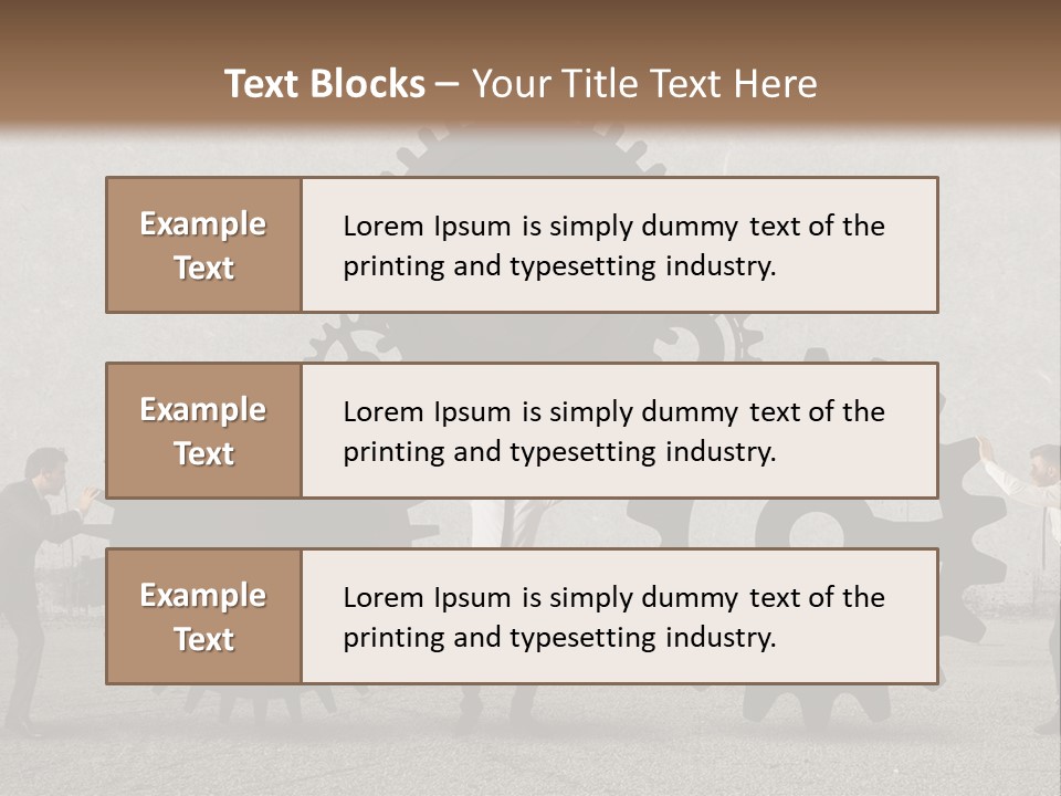 Occupation Solution Motor PowerPoint Template