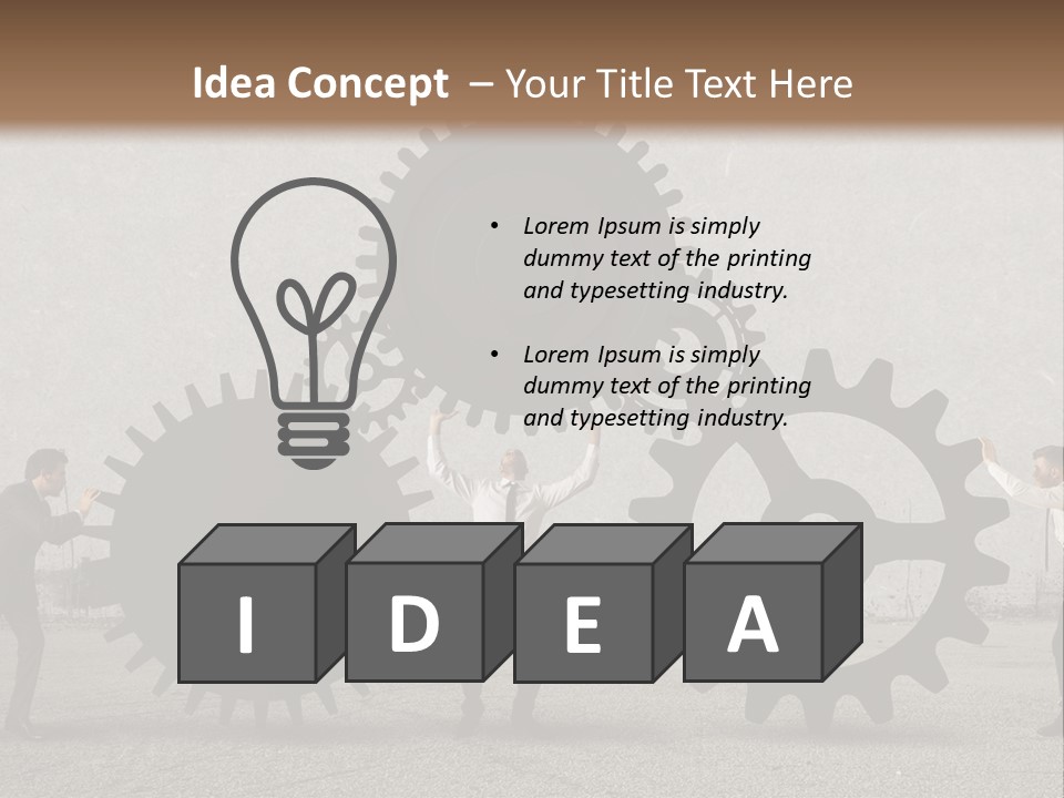 Occupation Solution Motor PowerPoint Template