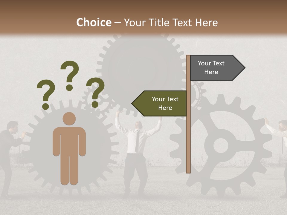 Occupation Solution Motor PowerPoint Template