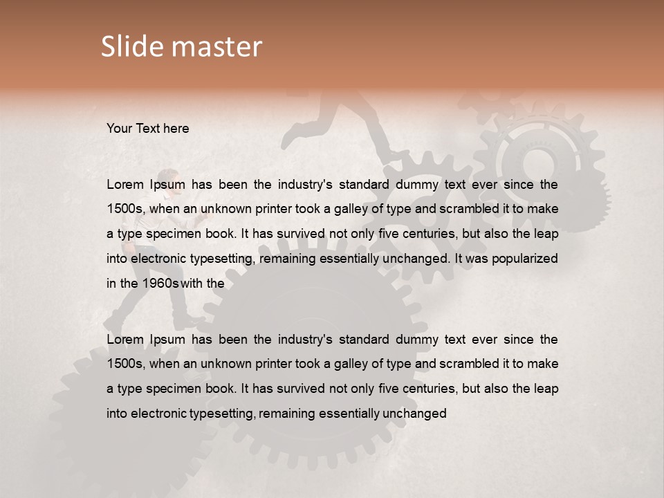 Team Machine Force PowerPoint Template