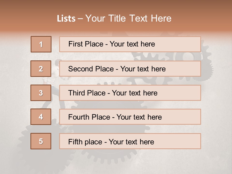 Team Machine Force PowerPoint Template