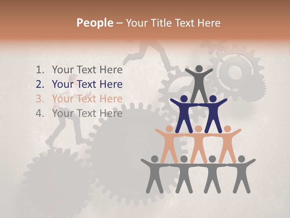 Team Machine Force PowerPoint Template