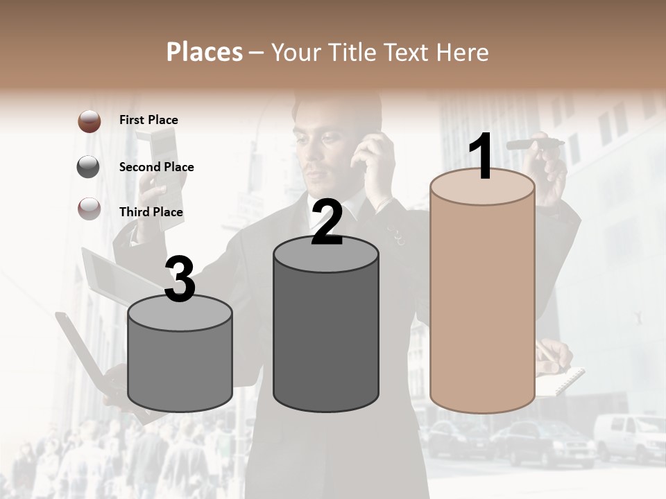 Email Skyscraper Modern PowerPoint Template
