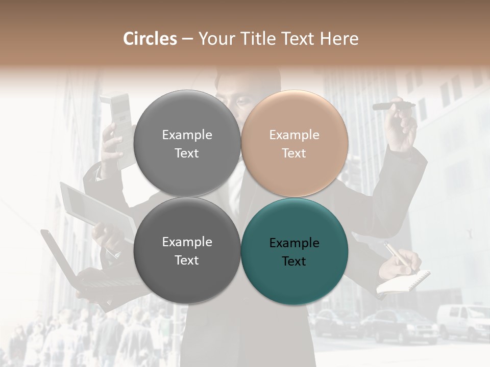 Email Skyscraper Modern PowerPoint Template