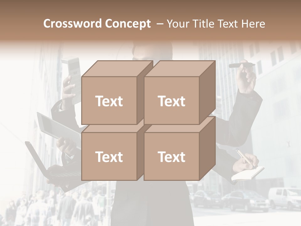 Email Skyscraper Modern PowerPoint Template