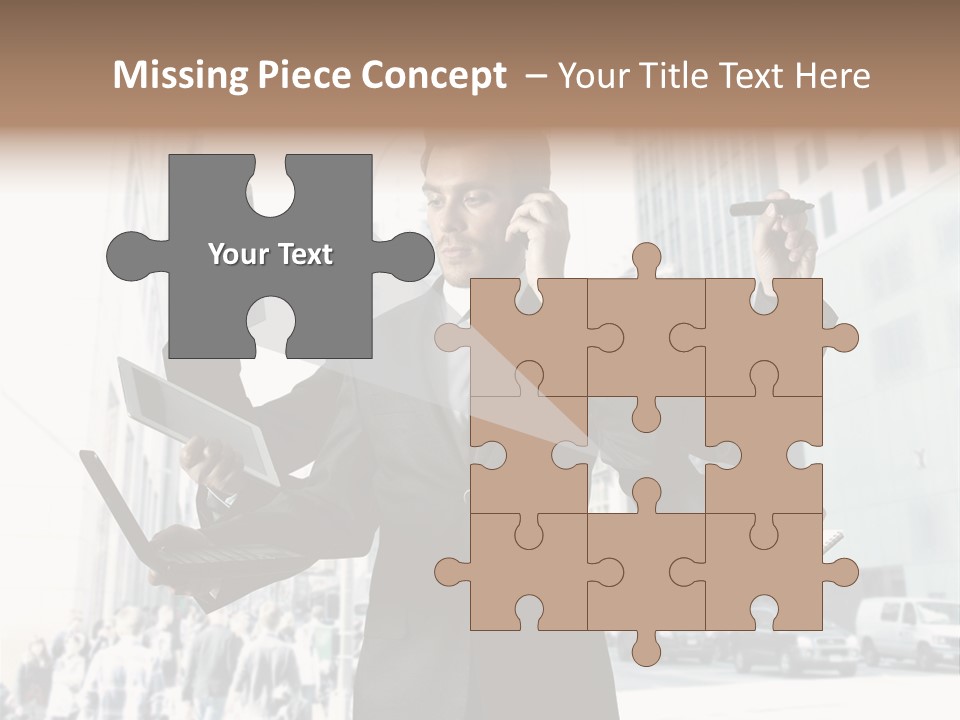 Email Skyscraper Modern PowerPoint Template