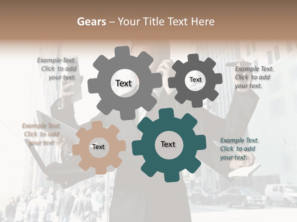 Email Skyscraper Modern PowerPoint Template