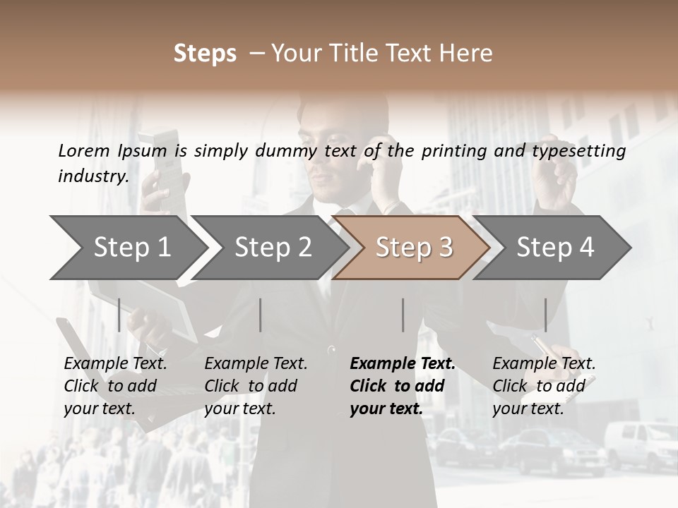 Email Skyscraper Modern PowerPoint Template