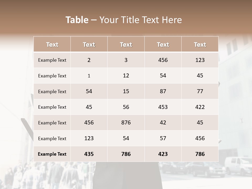 Email Skyscraper Modern PowerPoint Template