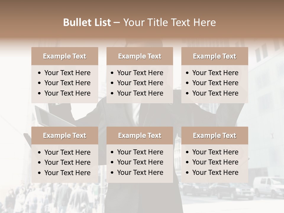 Email Skyscraper Modern PowerPoint Template