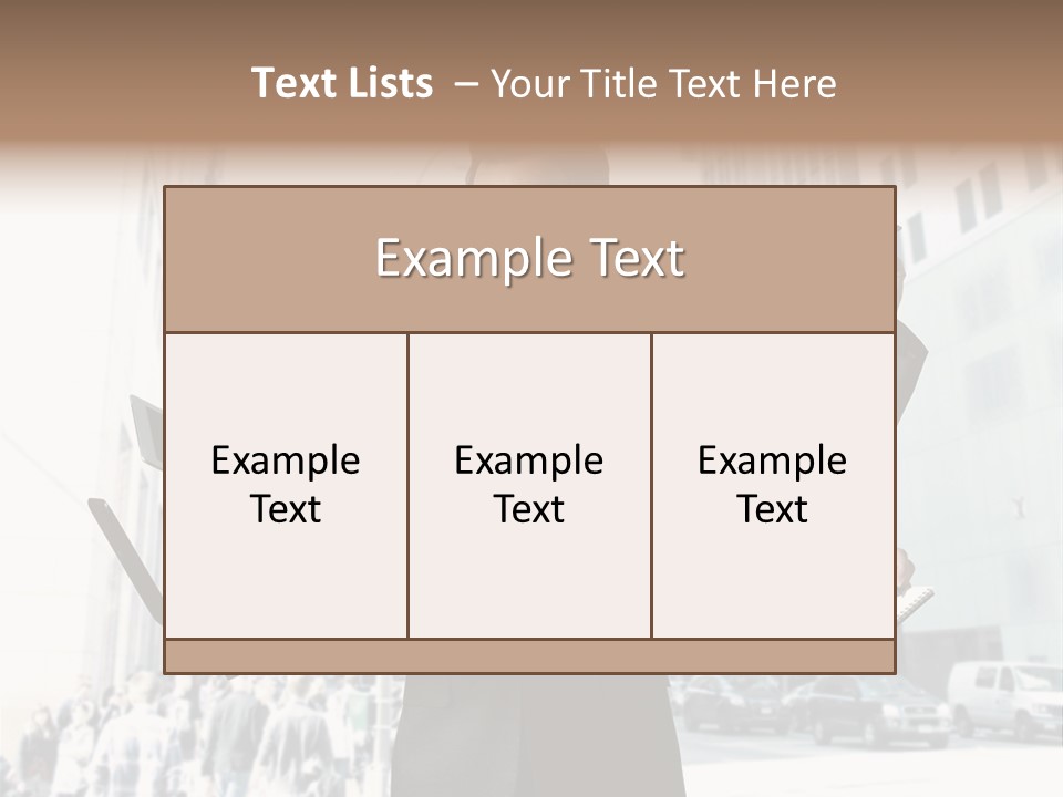 Email Skyscraper Modern PowerPoint Template