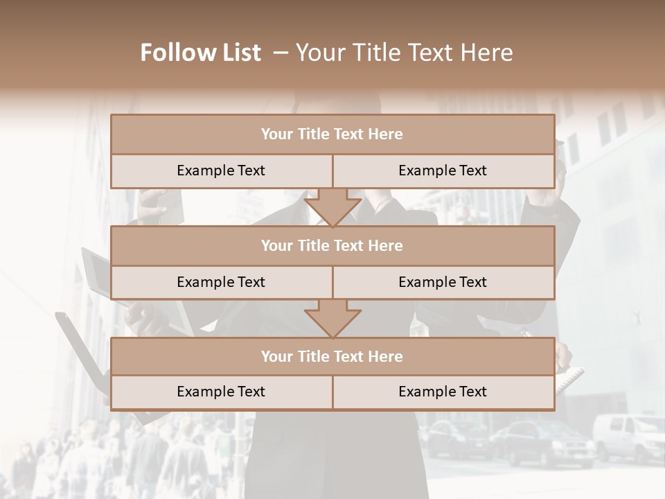 Email Skyscraper Modern PowerPoint Template