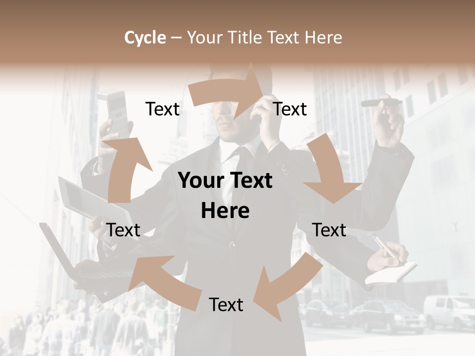 Email Skyscraper Modern PowerPoint Template