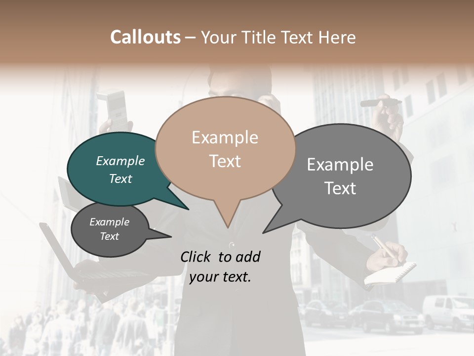 Email Skyscraper Modern PowerPoint Template