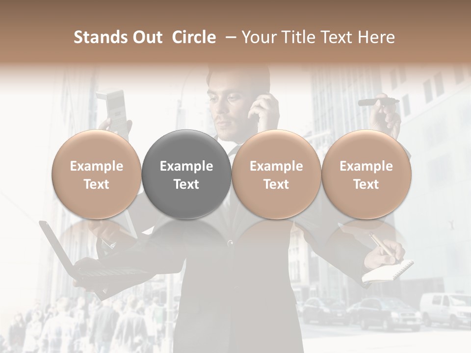 Email Skyscraper Modern PowerPoint Template