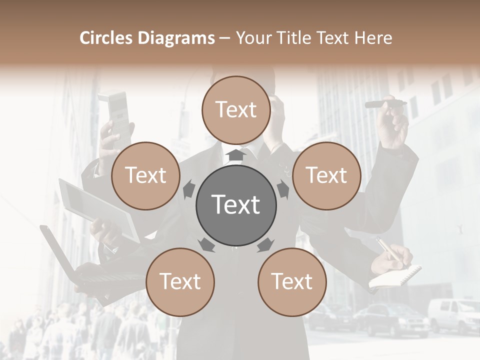 Email Skyscraper Modern PowerPoint Template