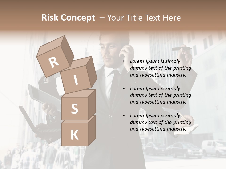 Email Skyscraper Modern PowerPoint Template