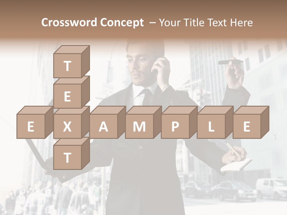 Email Skyscraper Modern PowerPoint Template