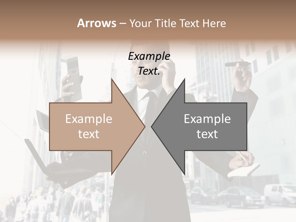 Email Skyscraper Modern PowerPoint Template