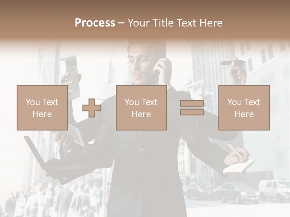Email Skyscraper Modern PowerPoint Template