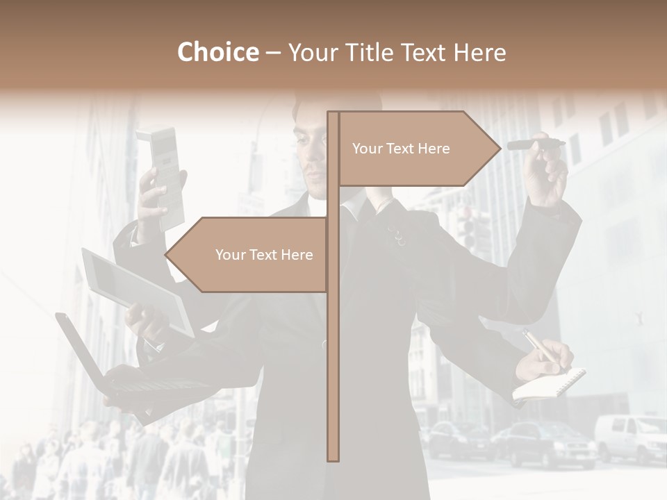 Email Skyscraper Modern PowerPoint Template